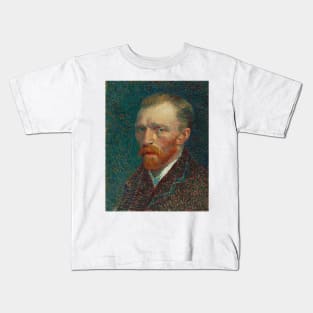 Vincent van Gogh - Self-Portrait, 1887 Kids T-Shirt